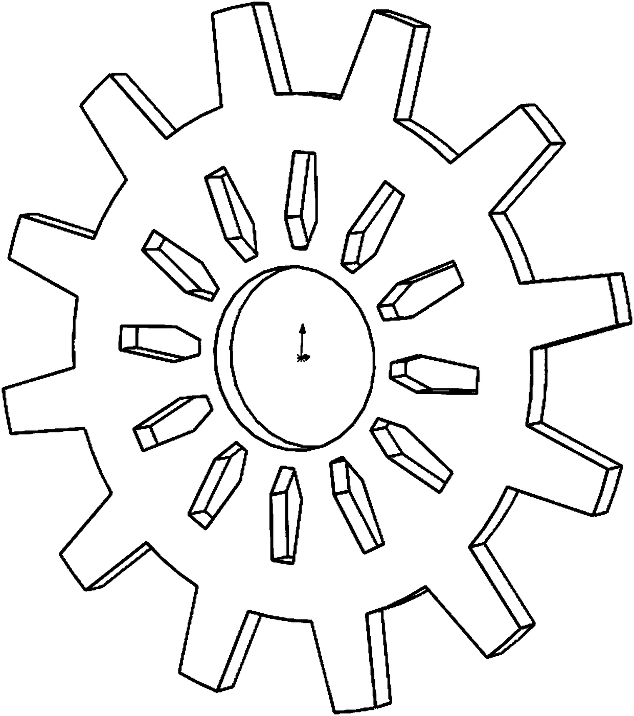 An electromagnetic liquid-cooled retarder with double stators and double coils