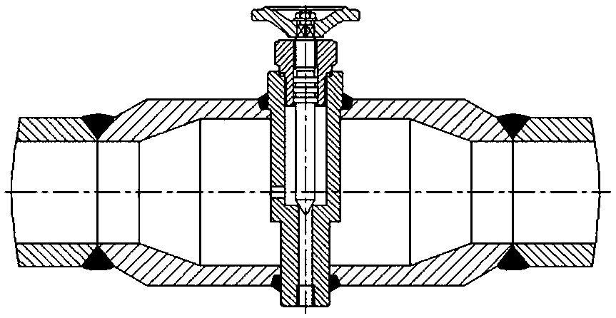 Pipeline sampling device