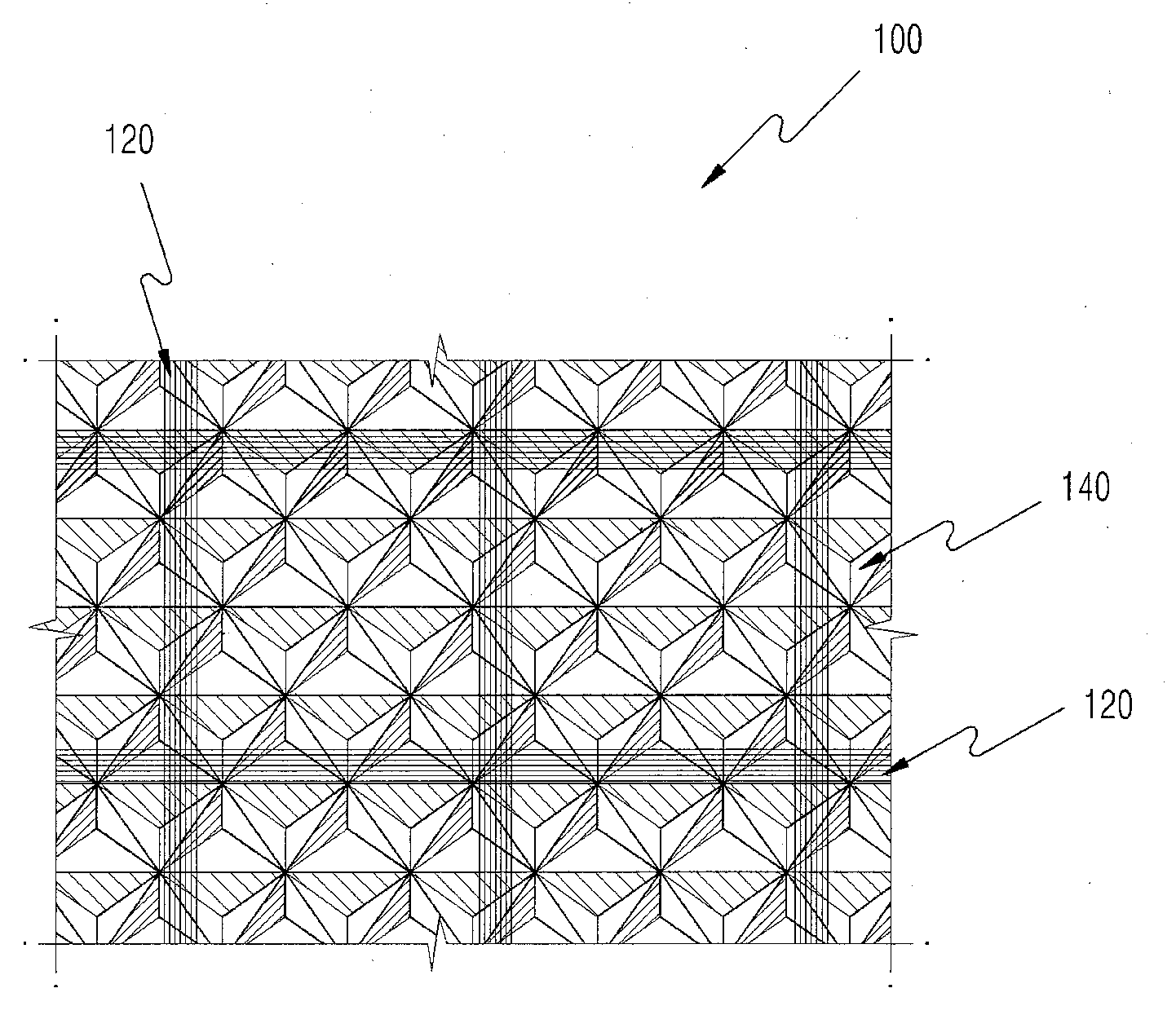 Cube-corner type self-reflection sheet having improved tensile strength