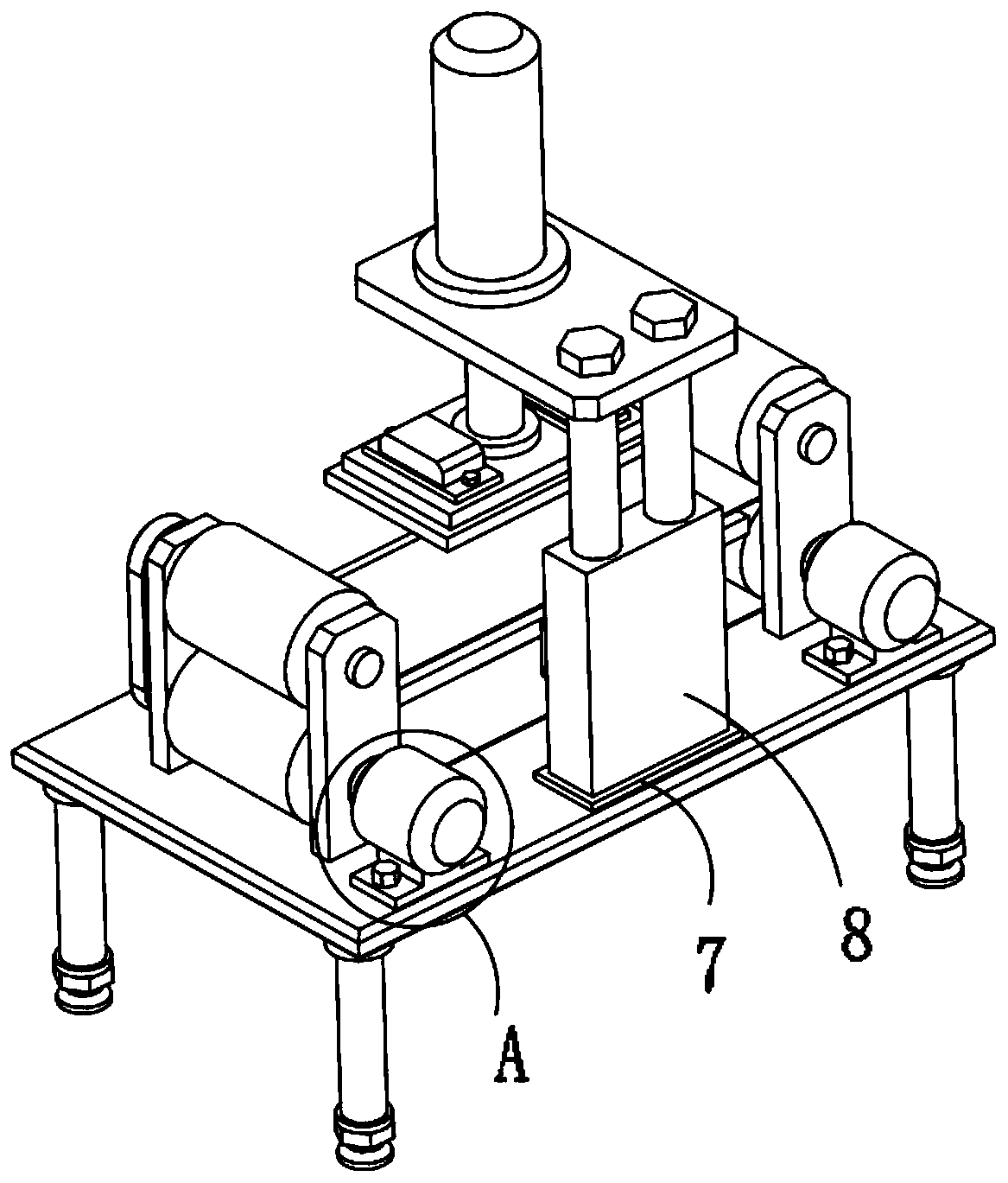 Ultrasonic fabric bonding mechanism for full-servo mask machine