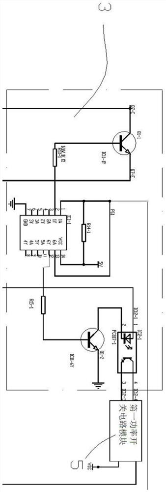 Direct current welding machine control circuit with output current rotating forwardly and reversely