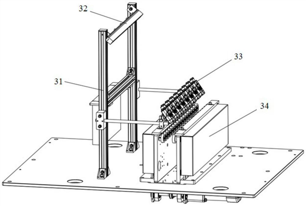 Automatic detection device for production line products