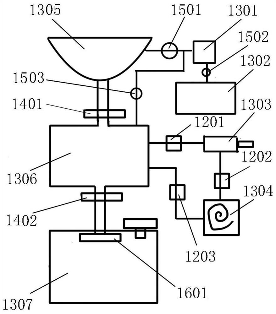 Wheelchair with vacuum excrement collecting device, and vacuum excrement collecting method