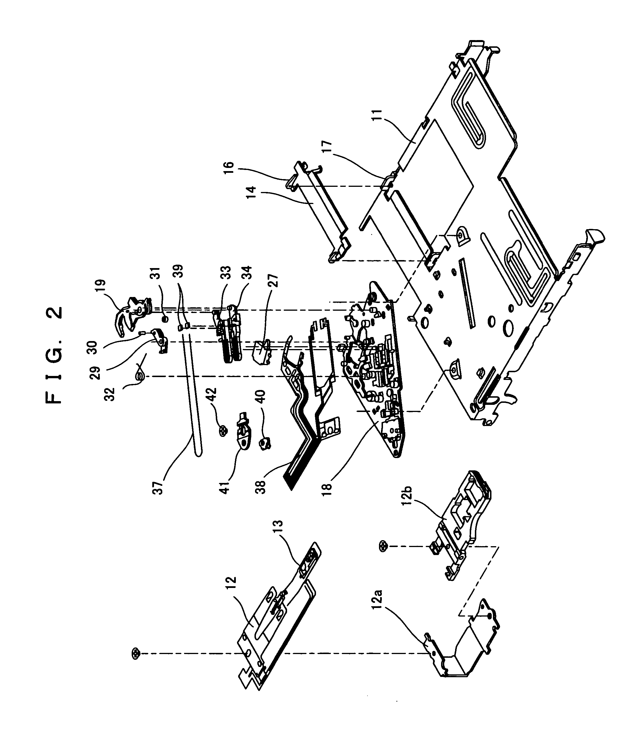 Operating device, position-switching device, and magneto-optical recording/reproducing device