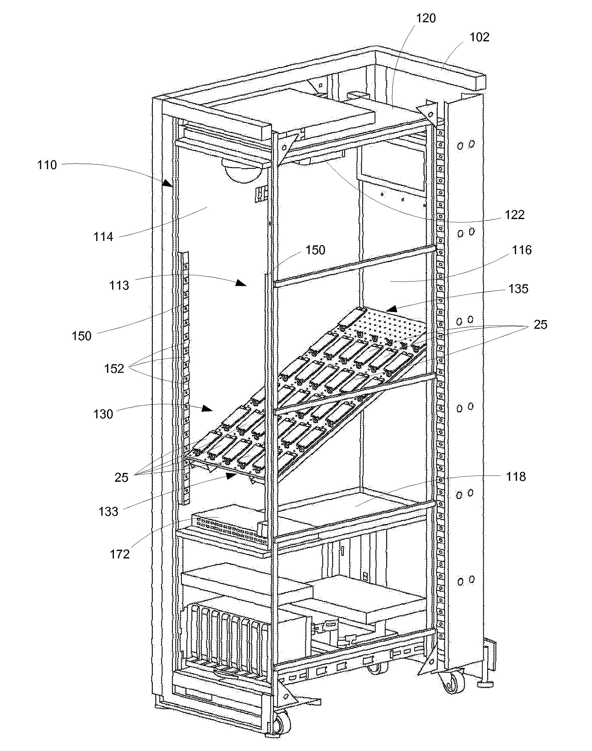 Wireless access device isolation cabinet