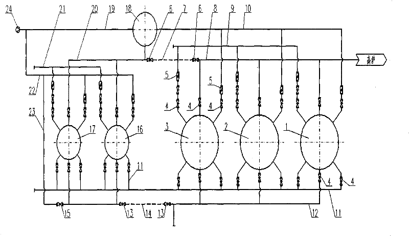 Multi-purpose system for high-temperature preheating of hot blast furnace combustion-supporting air