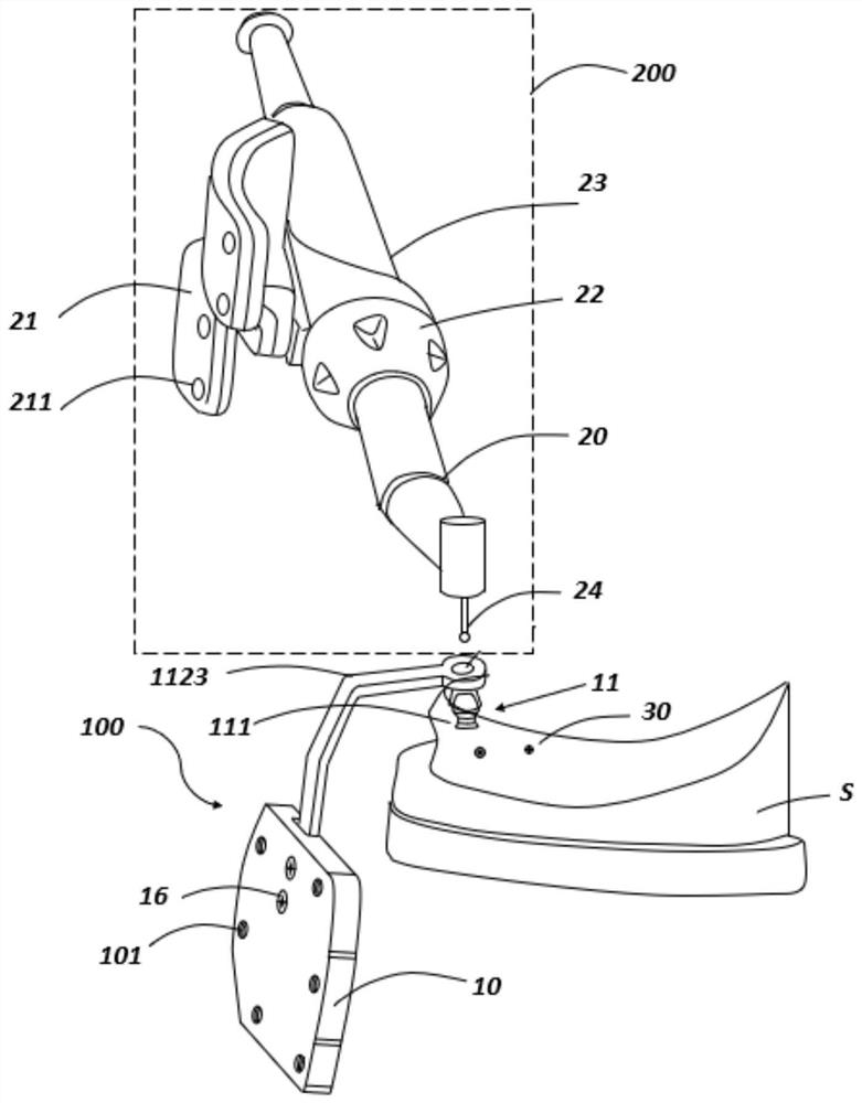 Edentulous jaw navigation system and method