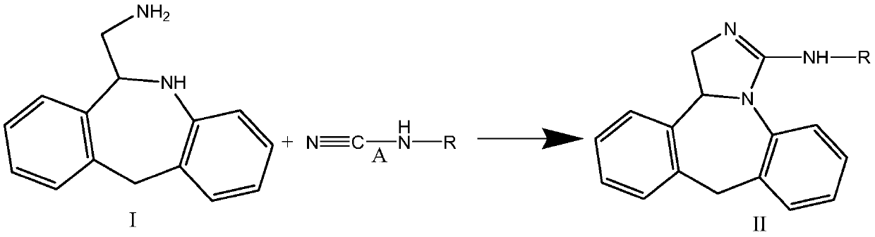 Epinastine hydrochloride intermediate and synthesis method thereof