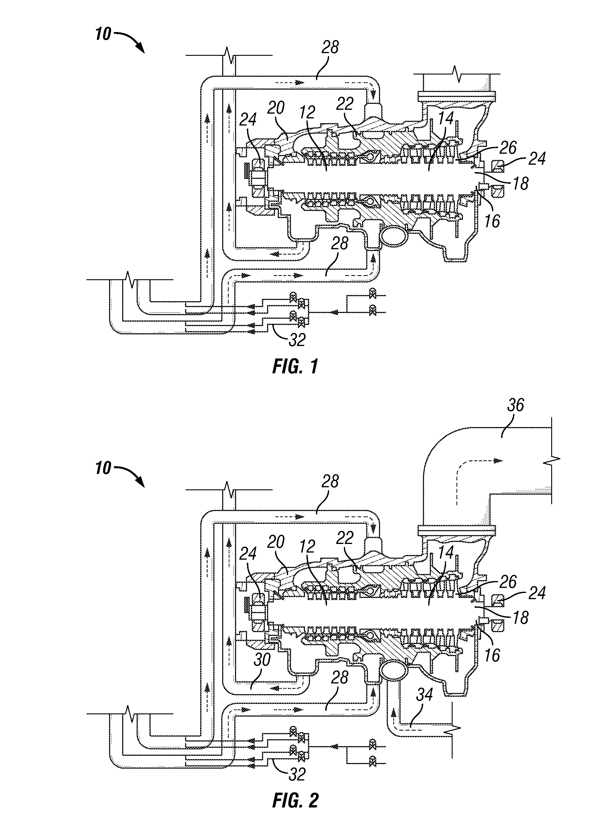 System and method of cooling turbines