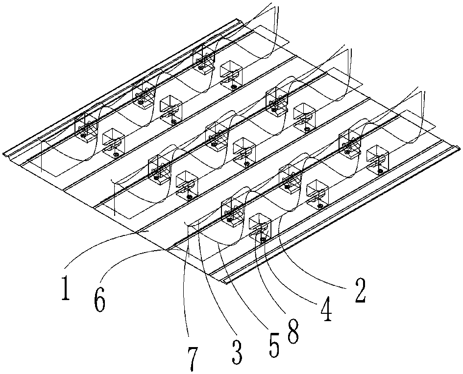 A detachable base form steel truss floor deck and its assembly method