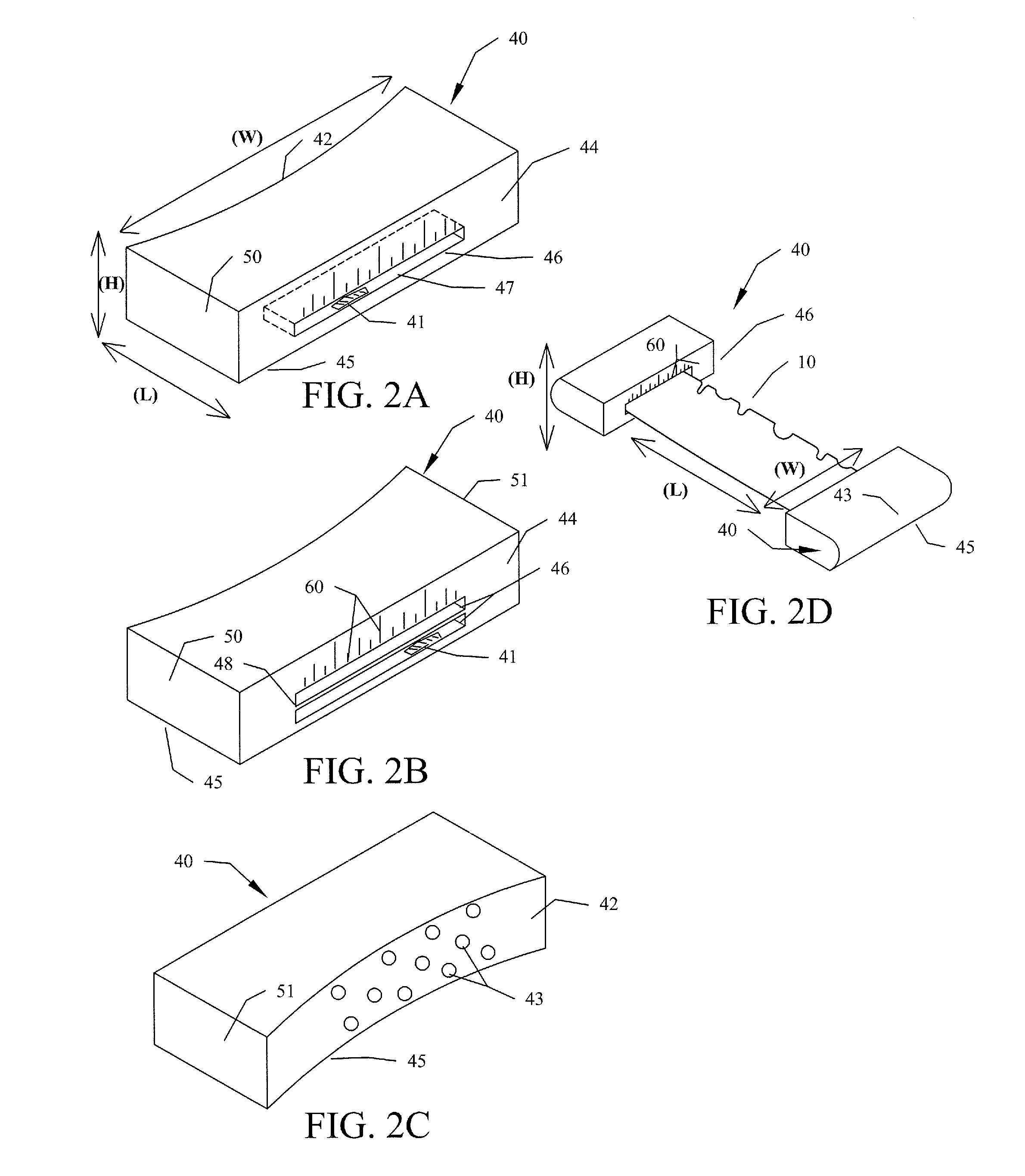 Methods and devices for safely handling a razor blade