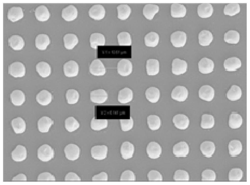 Contact electrode preparation method, Mico-LED array device and preparation method thereof