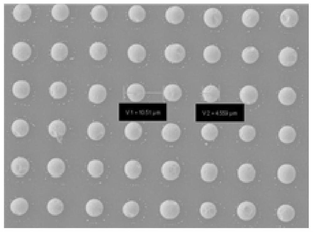 Contact electrode preparation method, Mico-LED array device and preparation method thereof