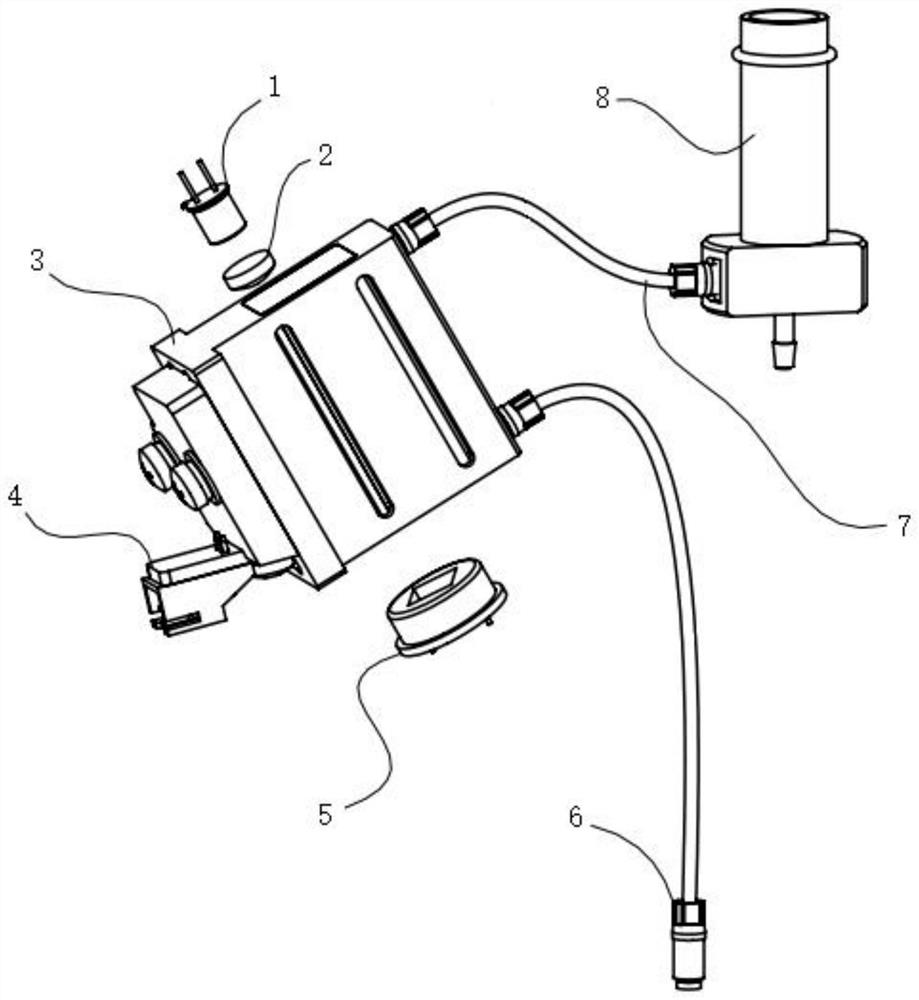 System and method for full-automatically, rapidly and quantitatively detecting urine creatinine and urine microalbumin