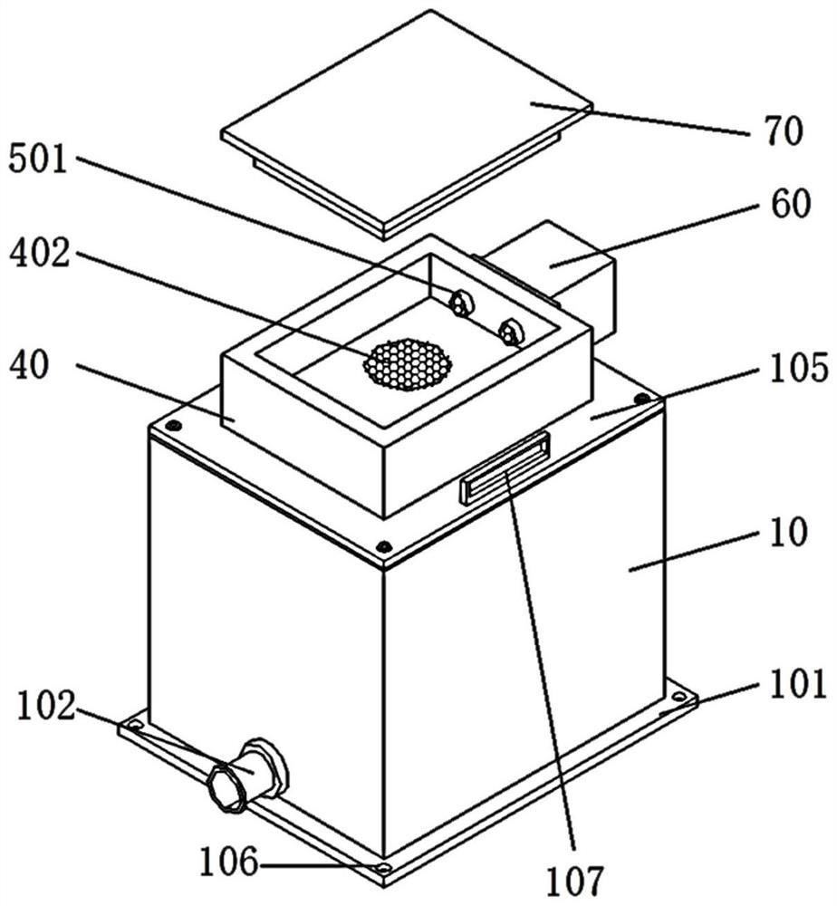 Environment-friendly civil engineering road drainage device