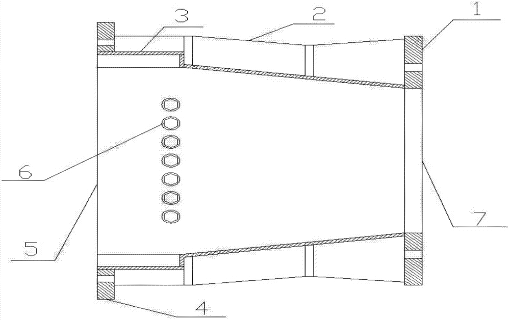 Variable-diameter nose of ceramic plate extruder