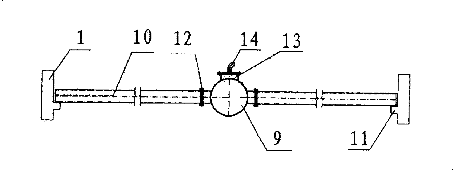 Square absorption tower for wet method desulfurization of flue gas