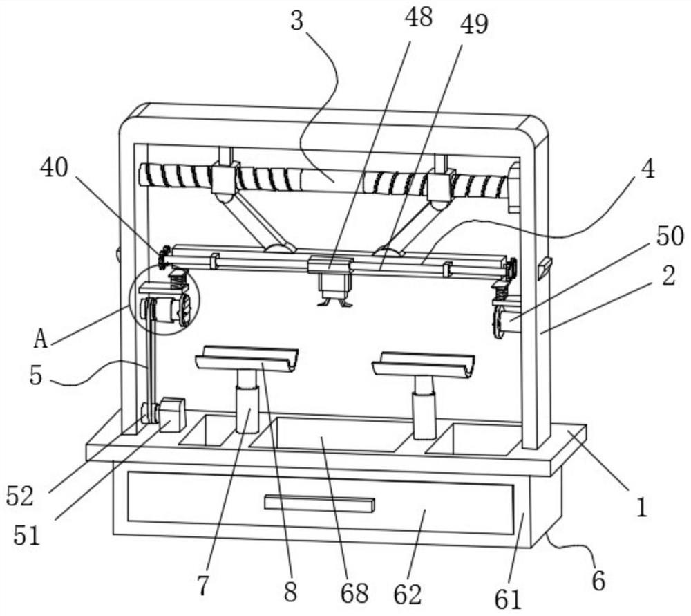 Fast peeling device for timber used for industrial construction and use method