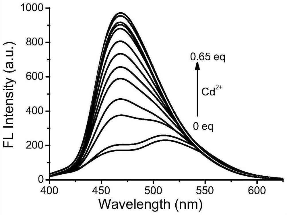 A coumarin 2-hydrazinobenzothiazole schiff base cd  <sup>2+</sup> Preparation and Application of Fluorescent Probes