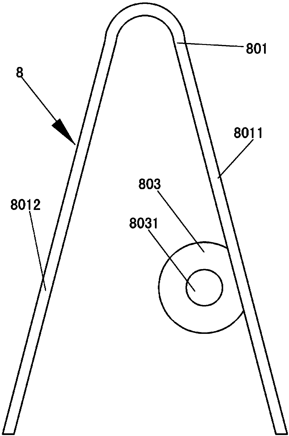 Yoke plate tightener for overhead line stringing