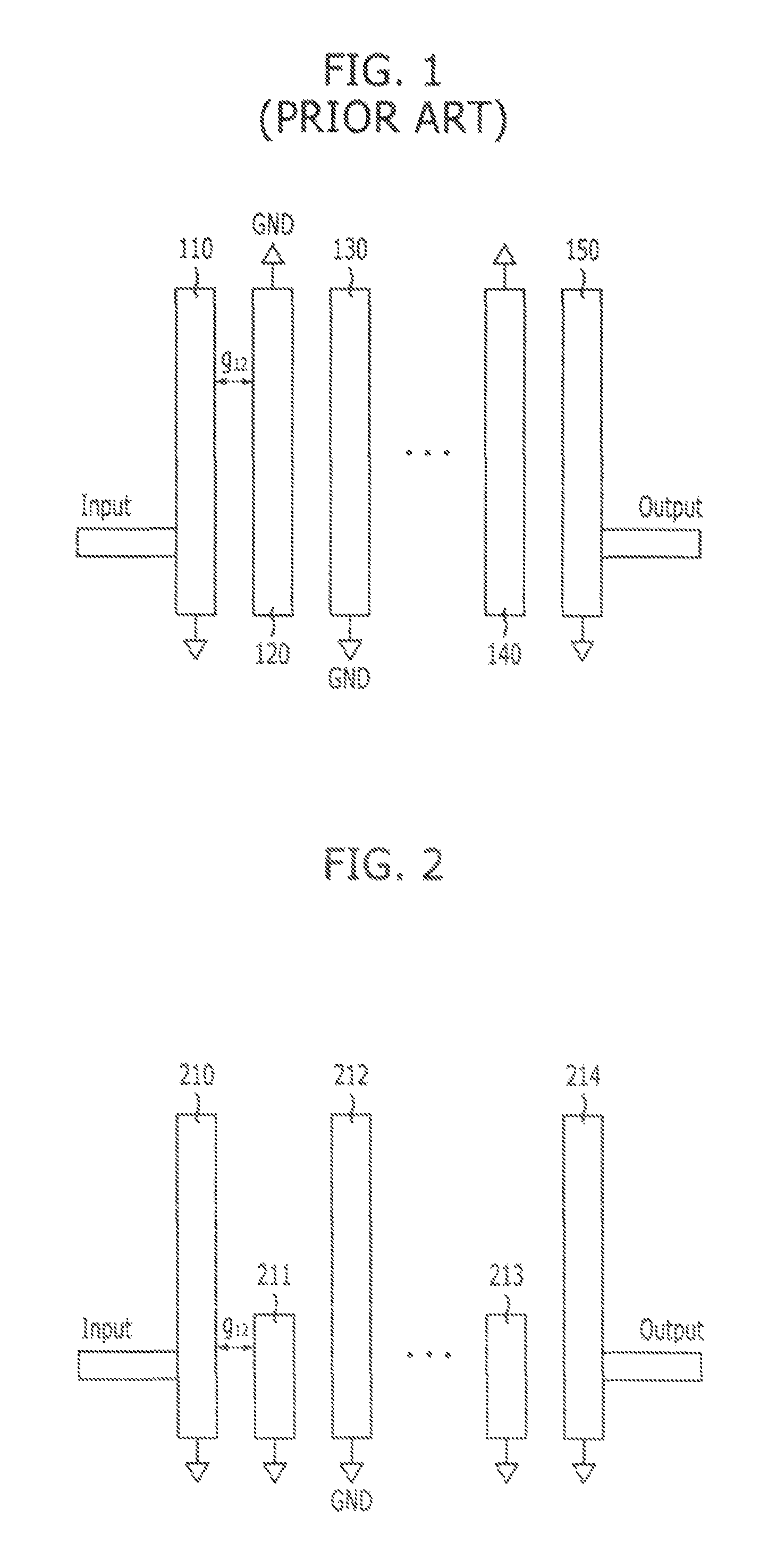 Coupled line filter and arraying method thereof