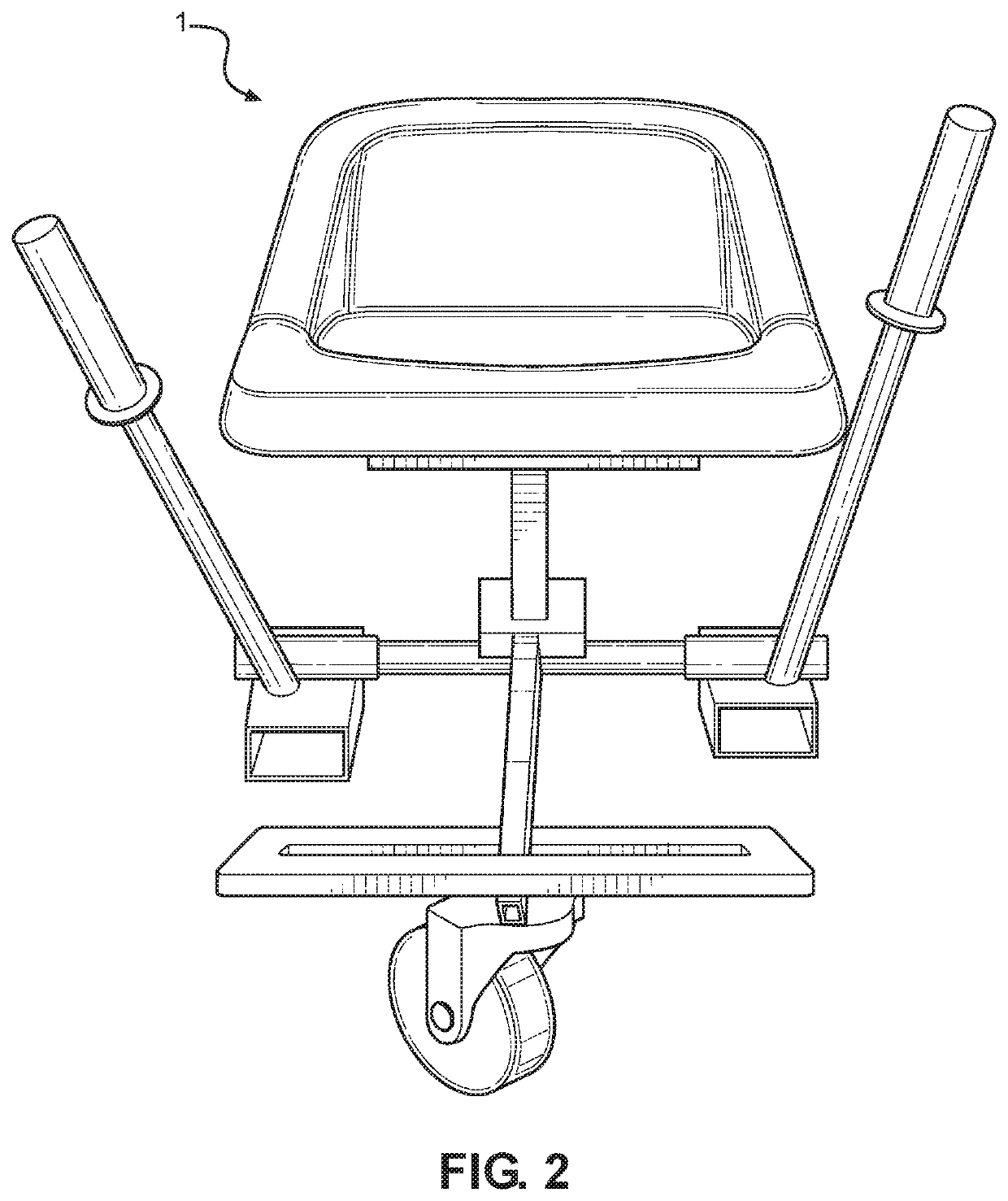 Wheelchair frame assembly
