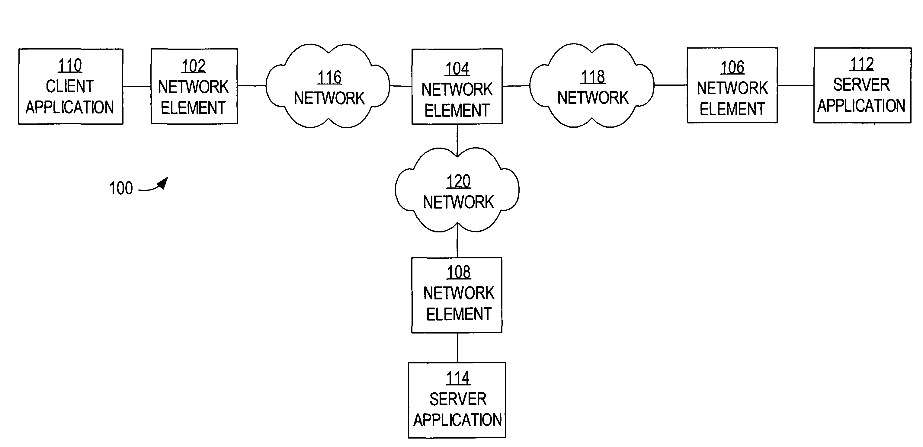 Method and apparatus for generating a network topology representation based on inspection of application messages at a network device