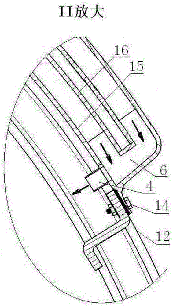 Double-layer airplane skin heat exchanger