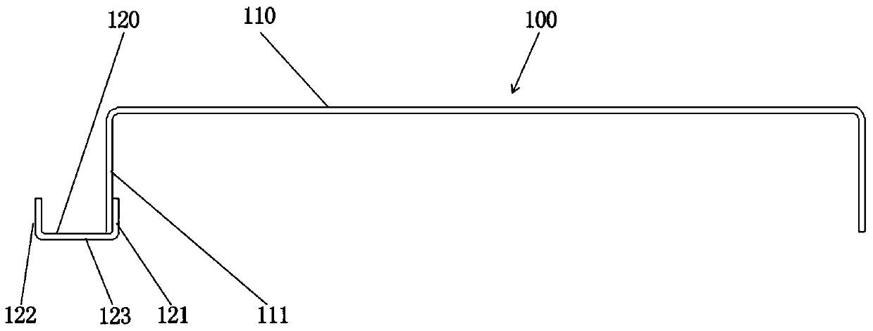 A kind of enamel steel plate and its construction structure and construction method