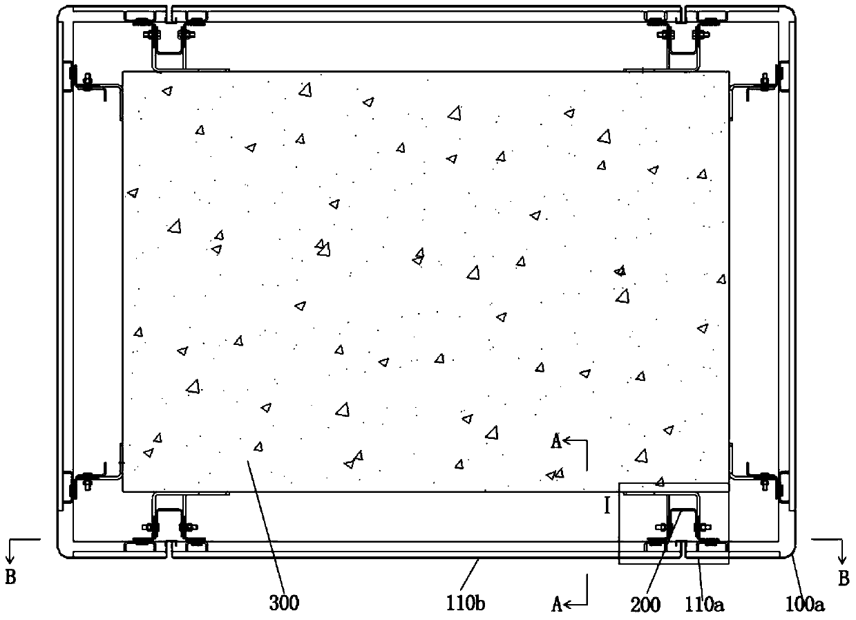 A kind of enamel steel plate and its construction structure and construction method