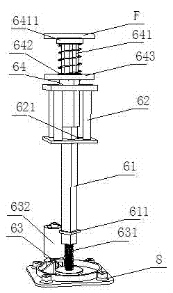 Jacking device for poker machine