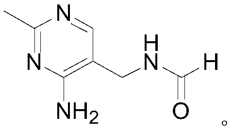 Method for synthesizing 2-methyl-4-amino-5-formamide methyl pyrimidine