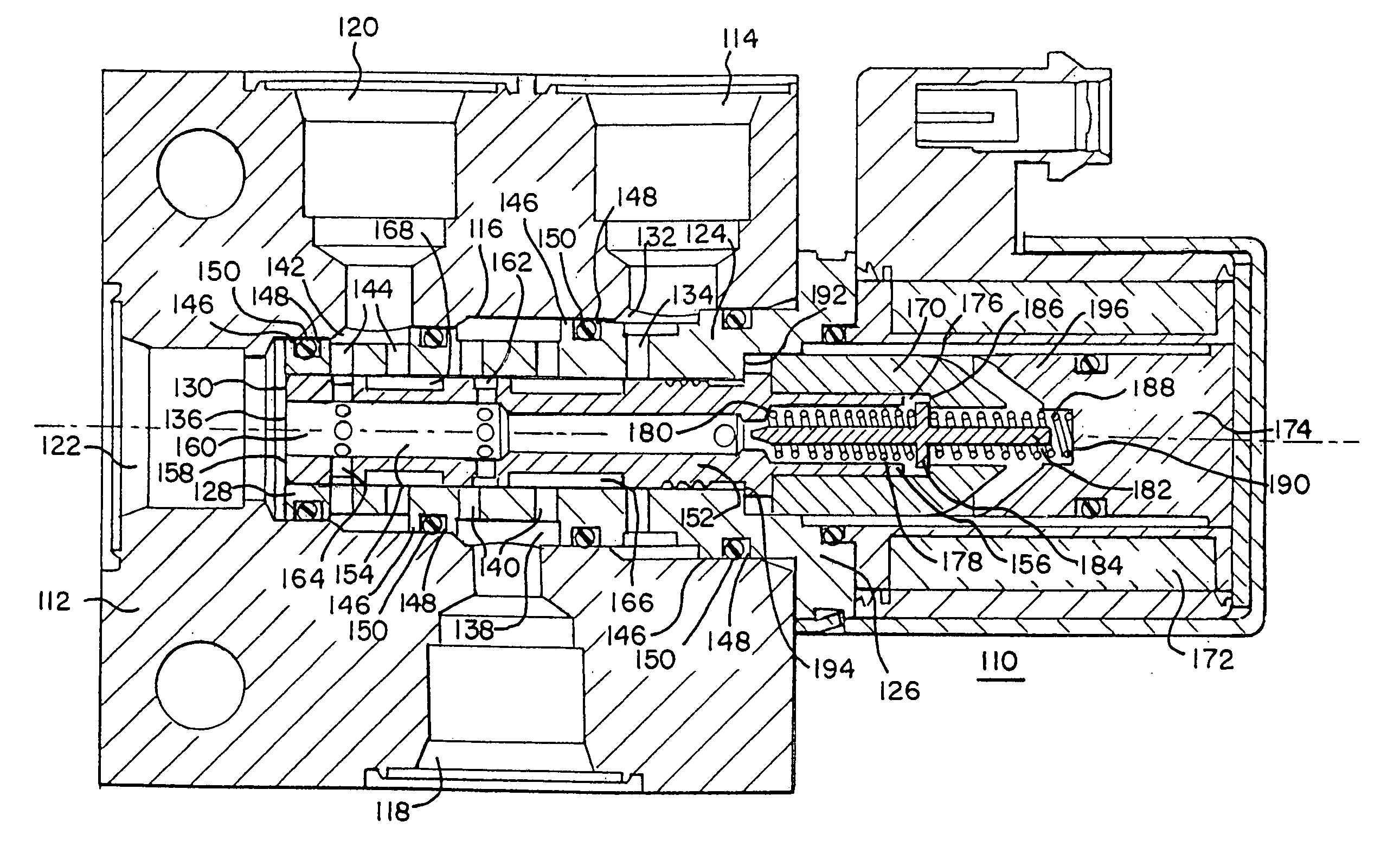 Sequential stepped directional control valve