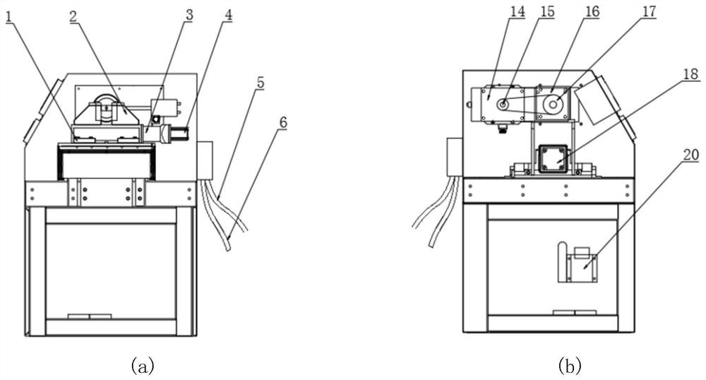 Hydraulic guide pipe flaring machine