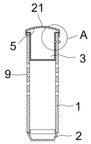 Collision-resistant anti-collision column