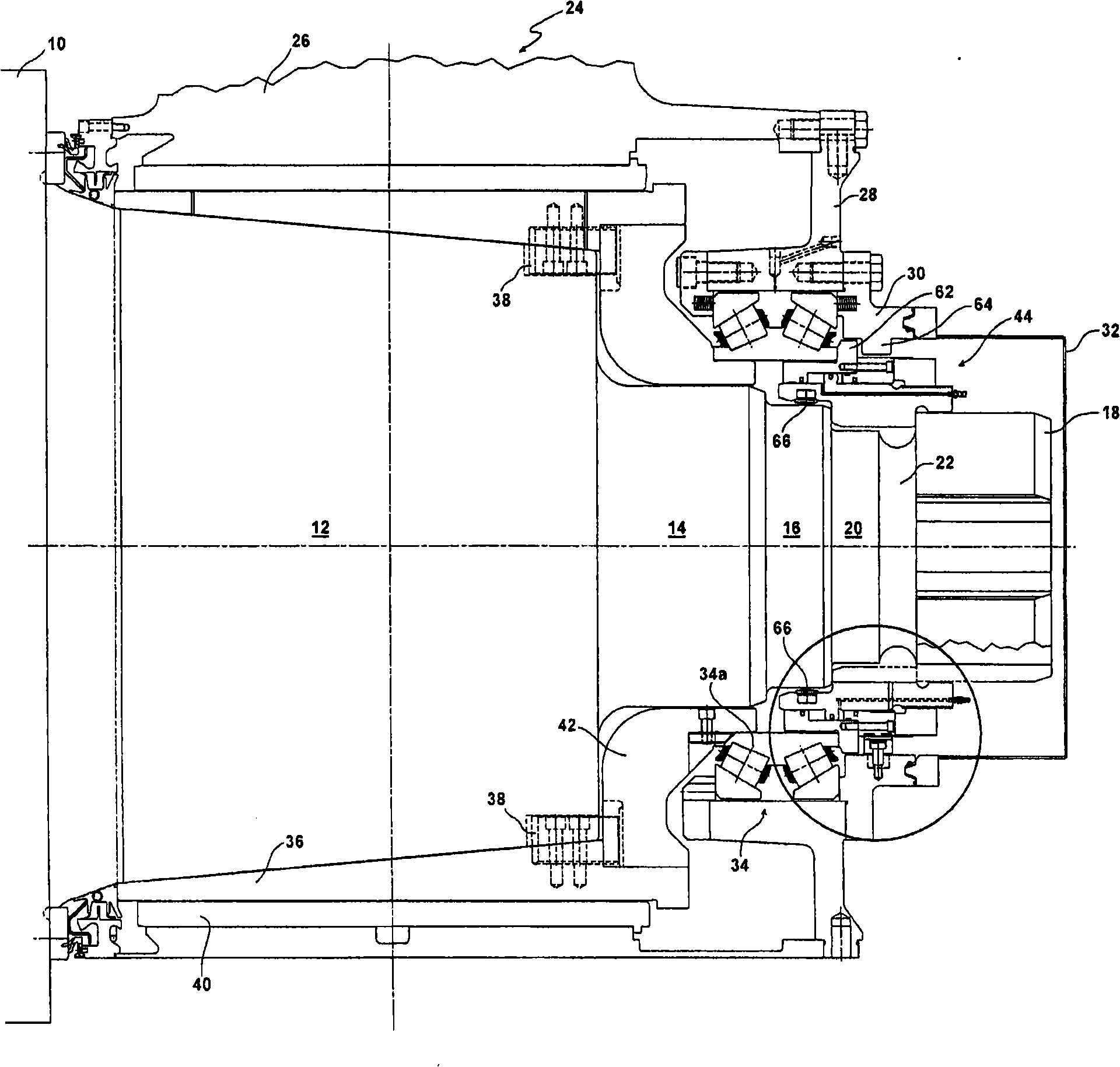 Rolling mill oil film bearing