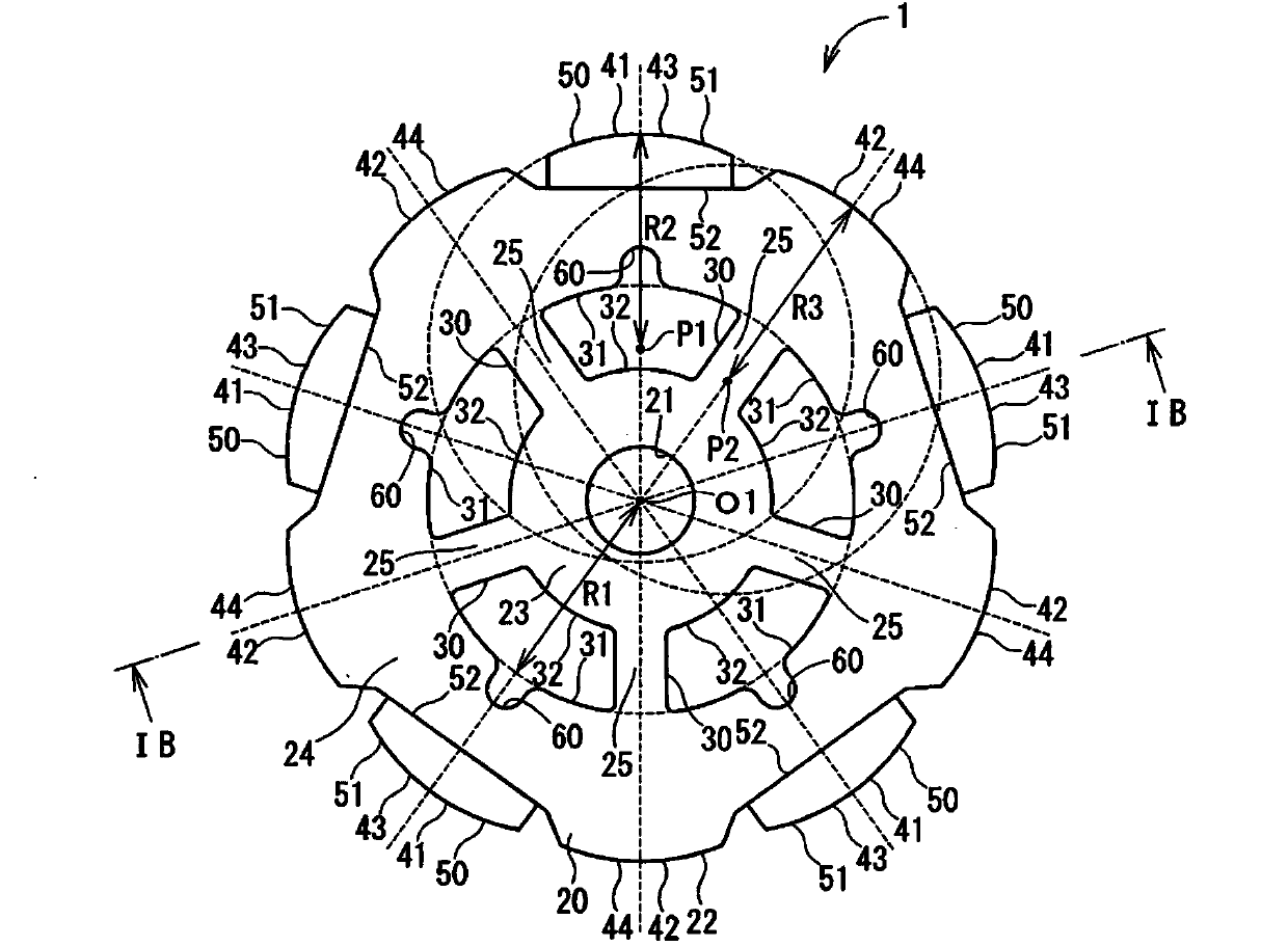 Rotor and rotating electric machine having the same