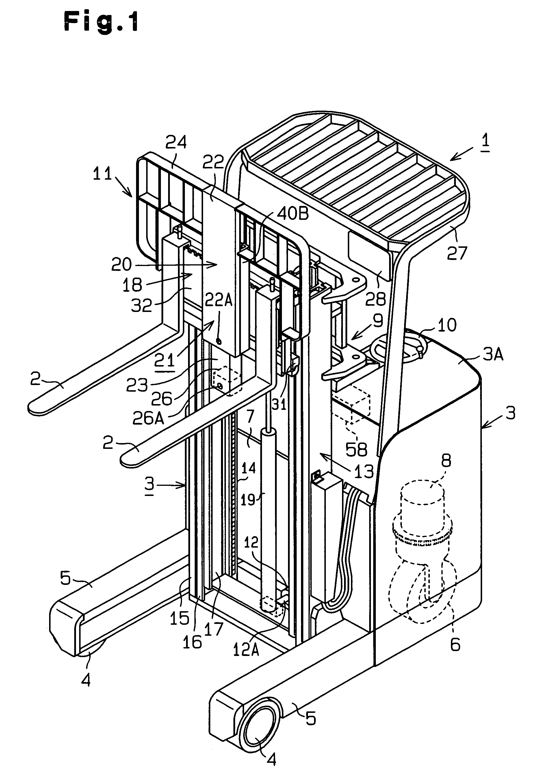 Camera lifting apparatus and cargo handling operation aiding apparatus in industrial vehicle and industrial vehicle