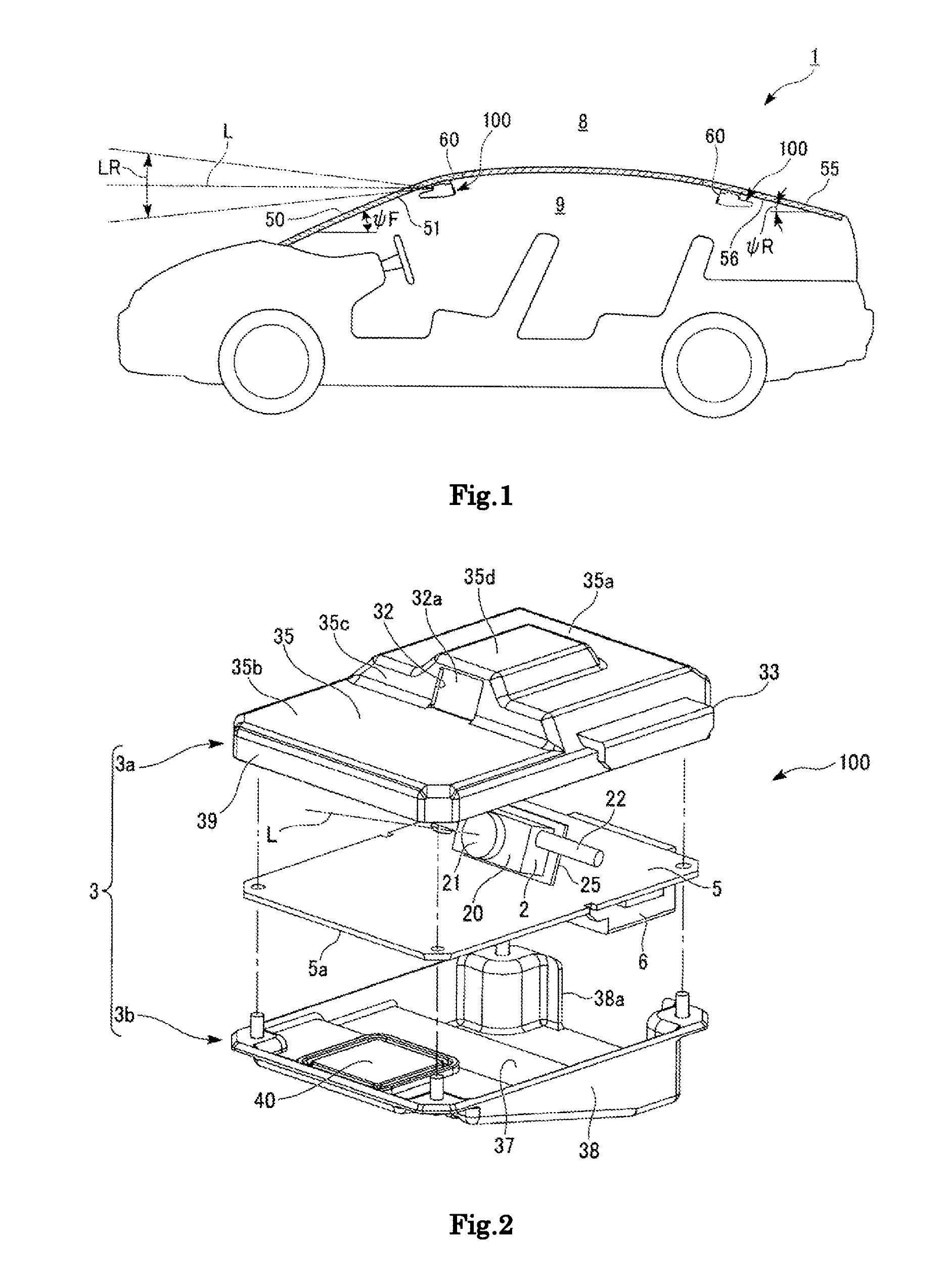 Vehicle-mounted camera and method of manufacturing vehicle-mounted camera