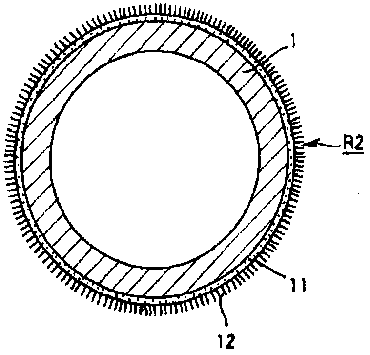Rubbing roller and manufacturing method thereof