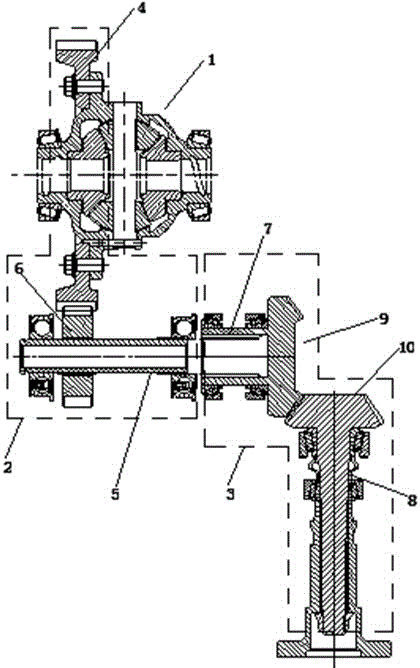 Double -level disassembly split force