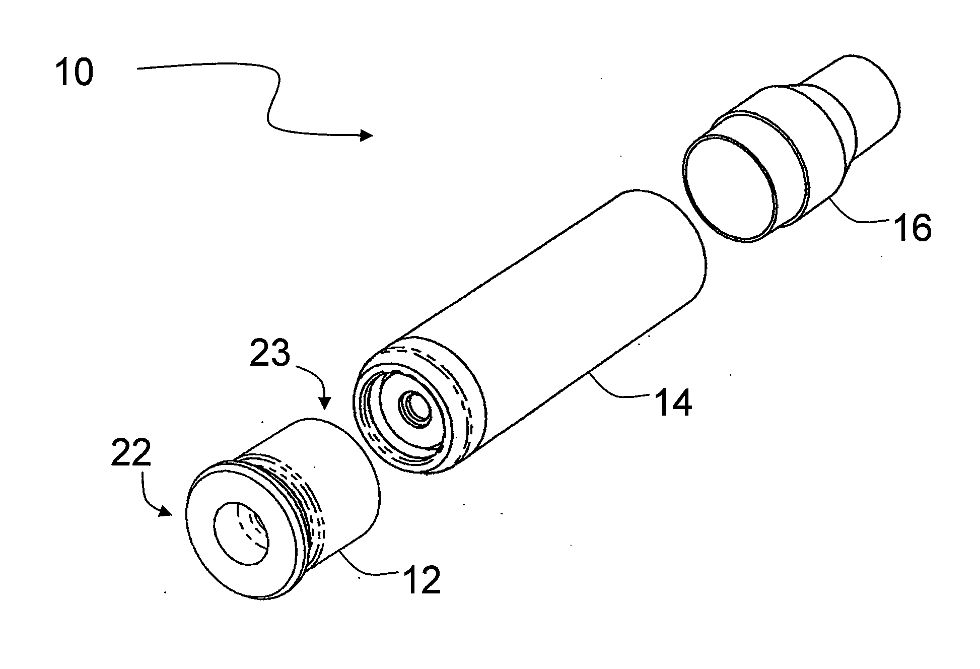 Ammunition cartridge case bodies made with polymeric nanocomposite material