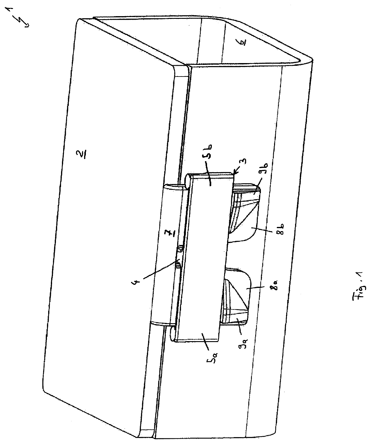 Device for accommodating a cable assembly