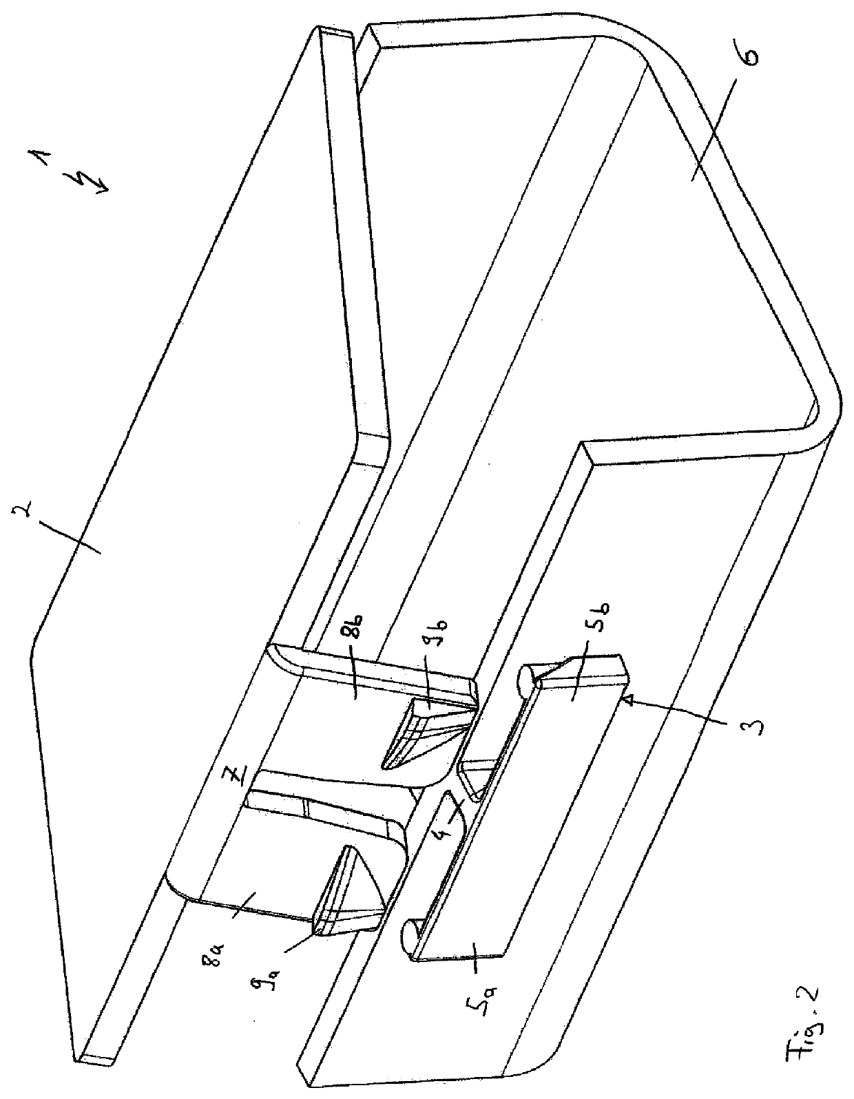 Device for accommodating a cable assembly