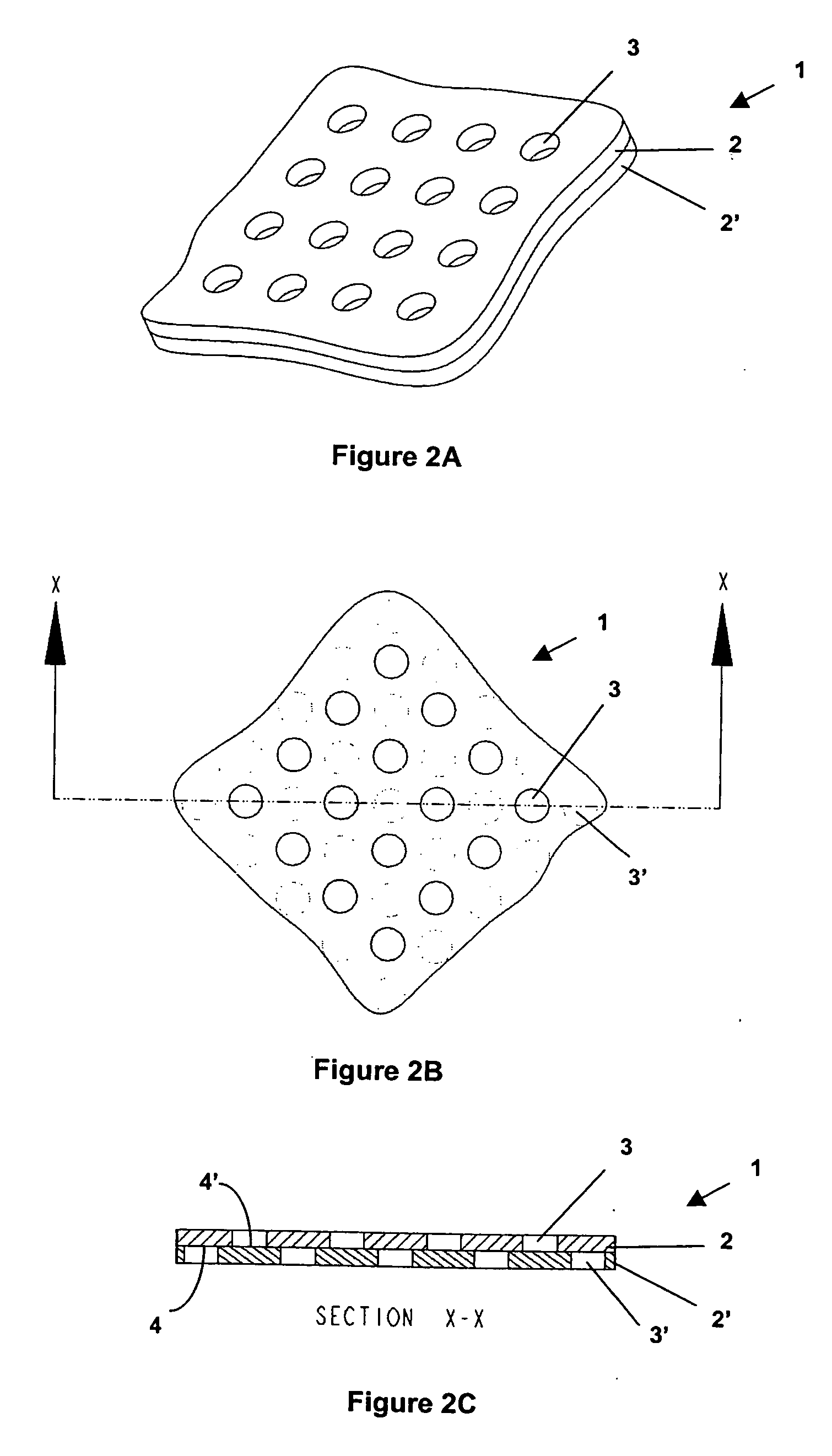 Adaptive membrane structure with insertable protrusions
