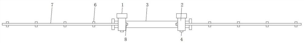 A sensor installation structure for building construction based on fiber grating