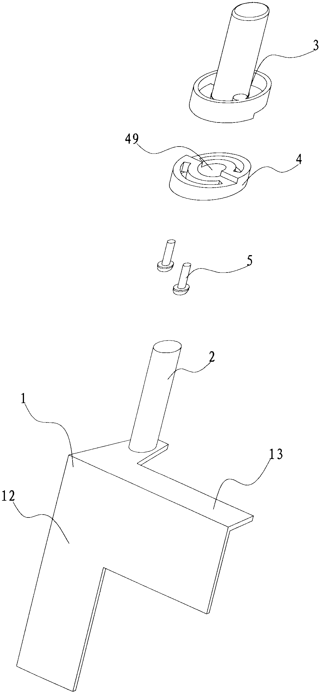 Hinge fitting and refrigerator with same