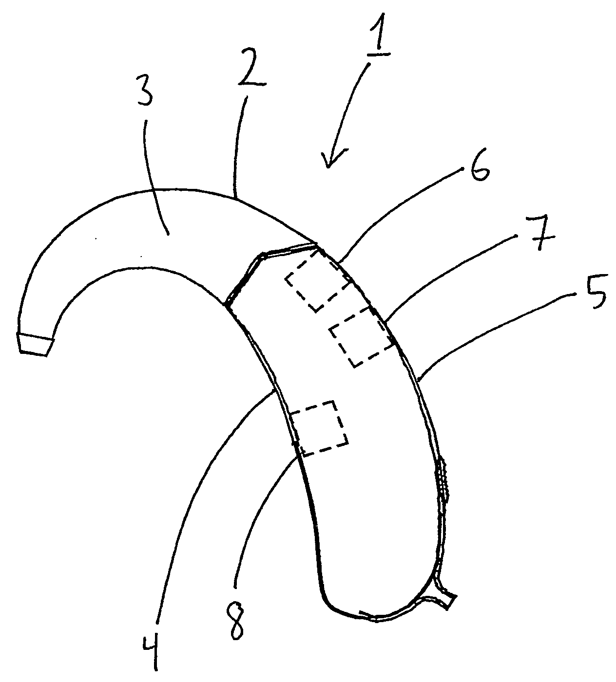 Hearing aid and a method of processing a sound signal in a hearing aid