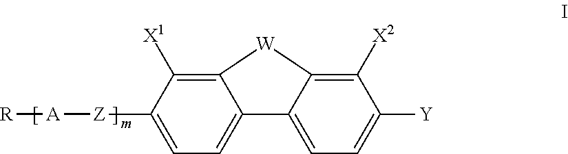 Fluorinated dibenzofuran and dibenzothiophene derivatives