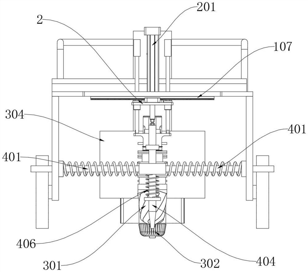 Rapid crack repairing device for road engineering construction